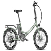 FAFREES F20 Light Electric Bike - 250W Motor 522WH Battery 60KM Range - Dark green